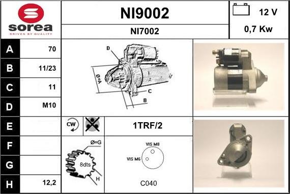 SNRA NI9002 - Starteris ps1.lv