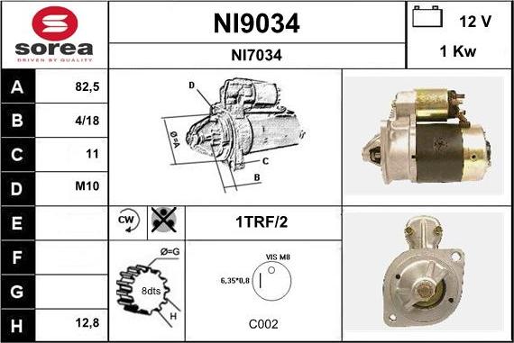 SNRA NI9034 - Starteris ps1.lv