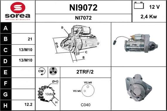 SNRA NI9072 - Starteris ps1.lv