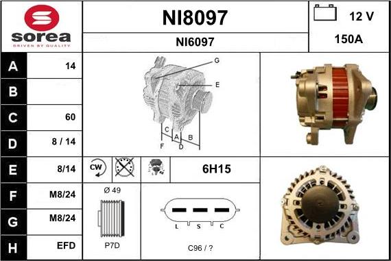 SNRA NI8097 - Ģenerators ps1.lv