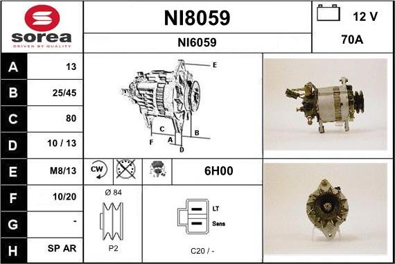 SNRA NI8059 - Ģenerators ps1.lv