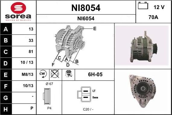 SNRA NI8054 - Ģenerators ps1.lv