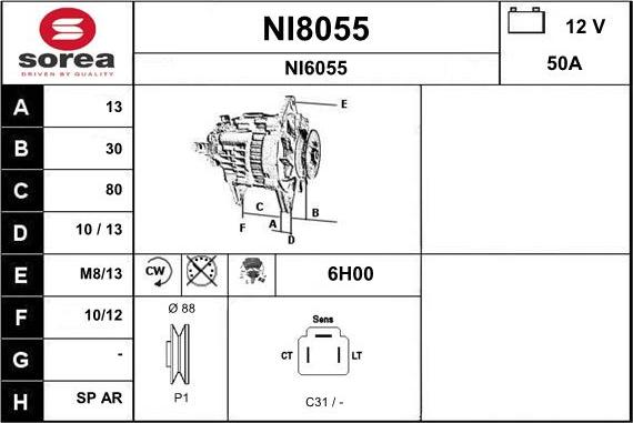 SNRA NI8055 - Ģenerators ps1.lv