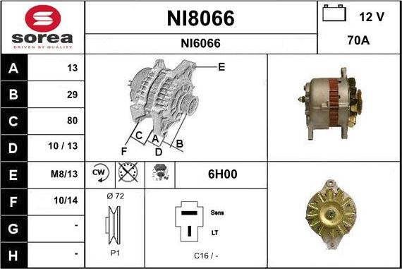 SNRA NI8066 - Ģenerators ps1.lv