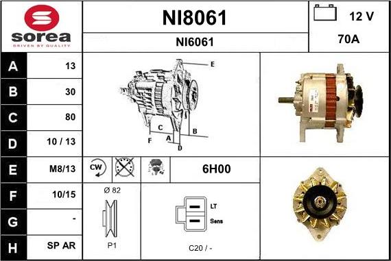 SNRA NI8061 - Ģenerators ps1.lv