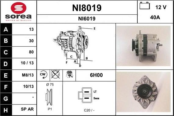 SNRA NI8019 - Ģenerators ps1.lv