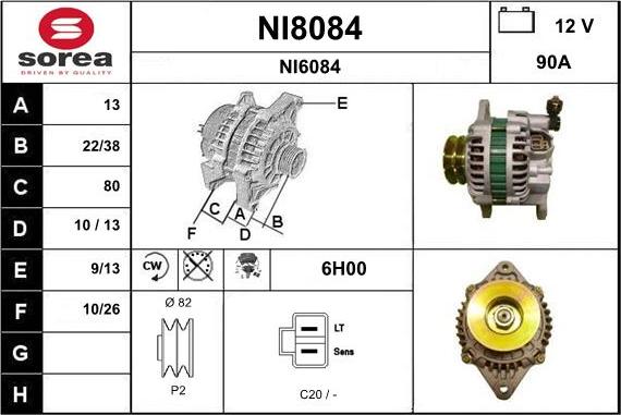 SNRA NI8084 - Ģenerators ps1.lv