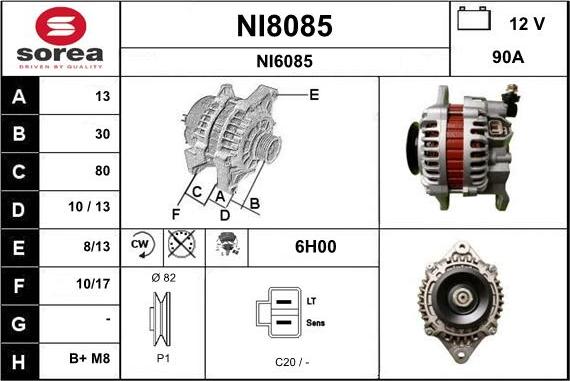 SNRA NI8085 - Ģenerators ps1.lv