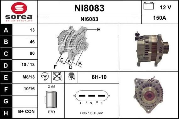 SNRA NI8083 - Ģenerators ps1.lv