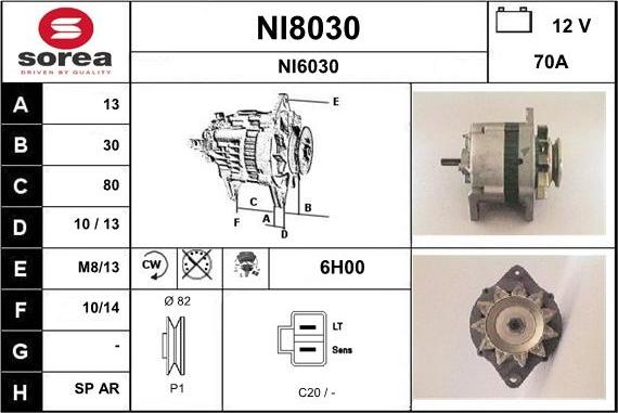 SNRA NI8030 - Ģenerators ps1.lv