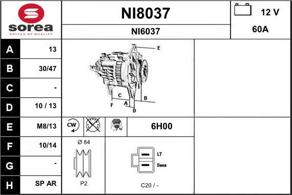 SNRA NI8037 - Ģenerators ps1.lv