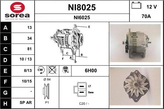 SNRA NI8025 - Ģenerators ps1.lv