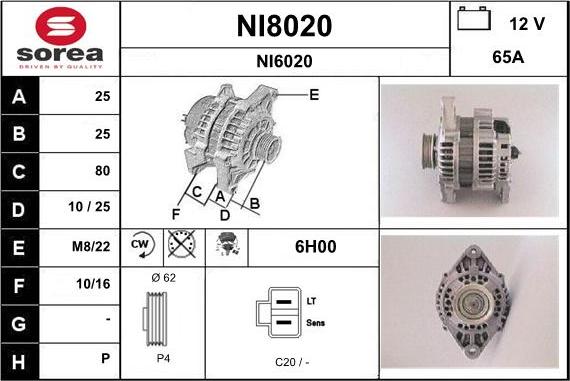 SNRA NI8020 - Ģenerators ps1.lv