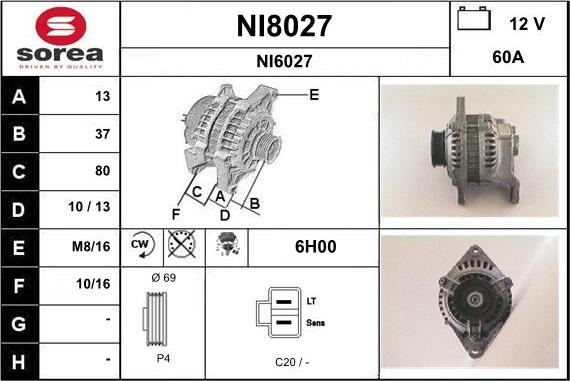 SNRA NI8027 - Ģenerators ps1.lv