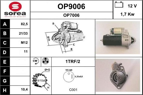 SNRA OP9006 - Starteris ps1.lv