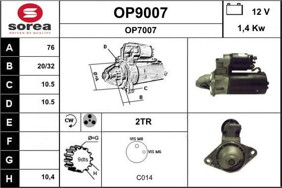 SNRA OP9007 - Starteris ps1.lv