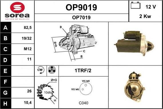 SNRA OP9019 - Starteris ps1.lv