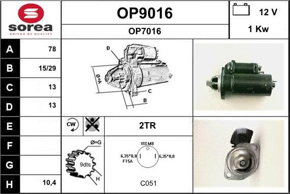 SNRA OP9016 - Starteris ps1.lv