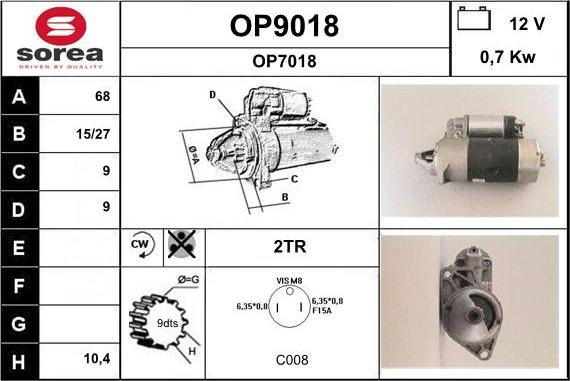 SNRA OP9018 - Starteris ps1.lv