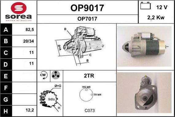 SNRA OP9017 - Starteris ps1.lv