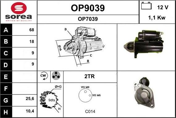 SNRA OP9039 - Starteris ps1.lv