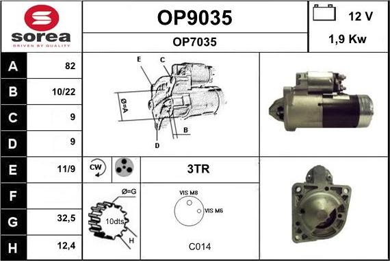 SNRA OP9035 - Starteris ps1.lv