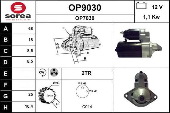 SNRA OP9030 - Starteris ps1.lv