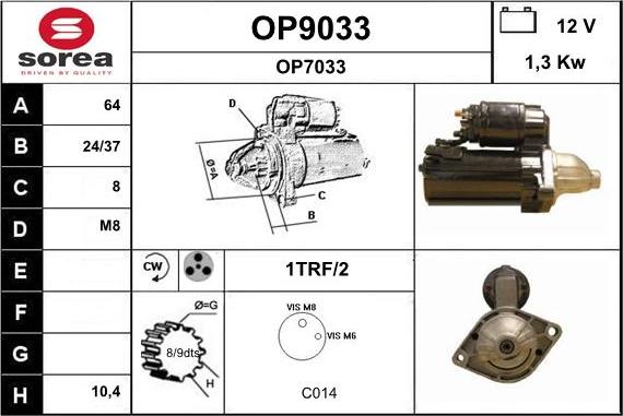 SNRA OP9033 - Starteris ps1.lv