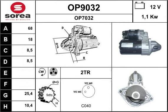 SNRA OP9032 - Starteris ps1.lv