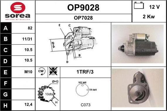 SNRA OP9028 - Starteris ps1.lv