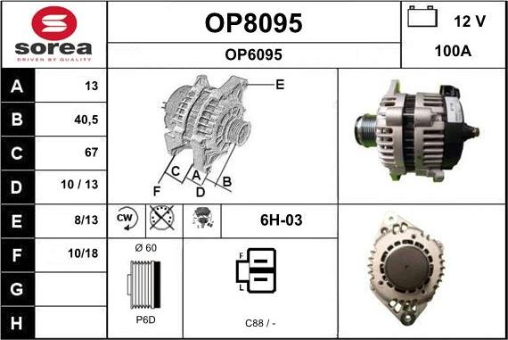 SNRA OP8095 - Ģenerators ps1.lv