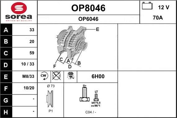 SNRA OP8046 - Ģenerators ps1.lv