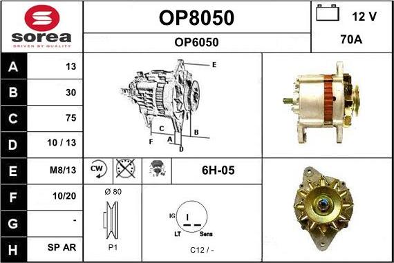 SNRA OP8050 - Ģenerators ps1.lv