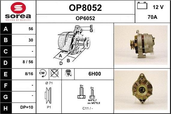 SNRA OP8052 - Ģenerators ps1.lv