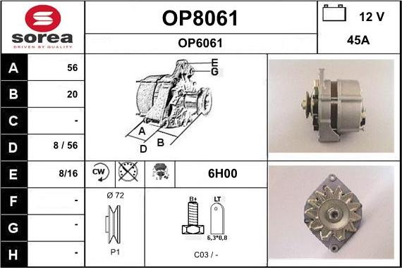 SNRA OP8061 - Ģenerators ps1.lv