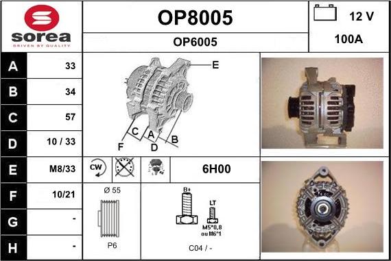 SNRA OP8005 - Ģenerators ps1.lv