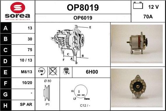 SNRA OP8019 - Ģenerators ps1.lv