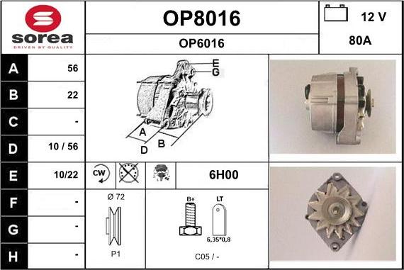 SNRA OP8016 - Ģenerators ps1.lv