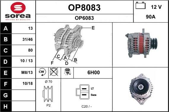 SNRA OP8083 - Ģenerators ps1.lv