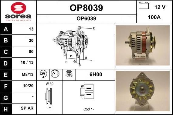 SNRA OP8039 - Ģenerators ps1.lv