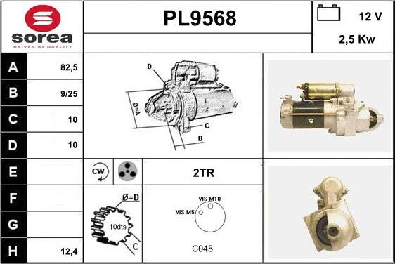 SNRA PL9568 - Starteris ps1.lv