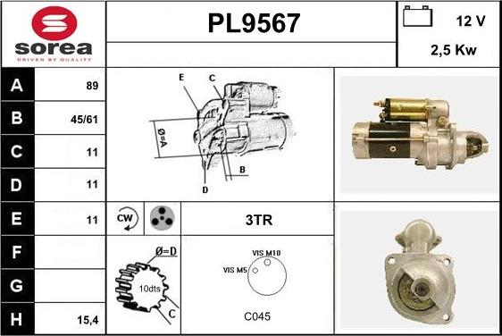 SNRA PL9567 - Starteris ps1.lv