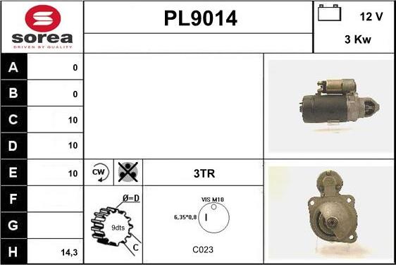 SNRA PL9014 - Starteris ps1.lv