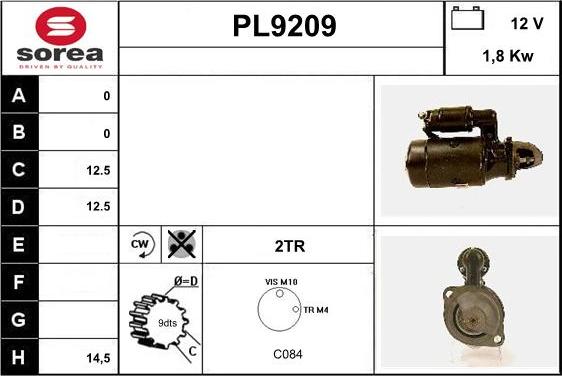 SNRA PL9209 - Starteris ps1.lv