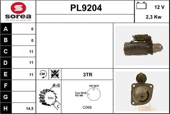 SNRA PL9204 - Starteris ps1.lv