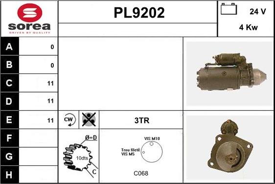 SNRA PL9202 - Starteris ps1.lv