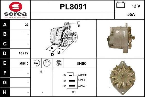 SNRA PL8091 - Ģenerators ps1.lv