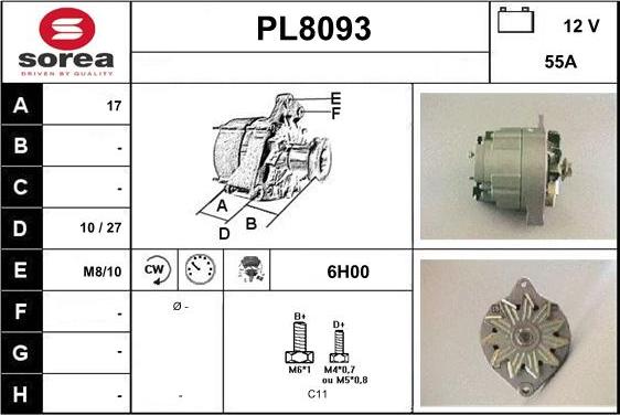 SNRA PL8093 - Ģenerators ps1.lv