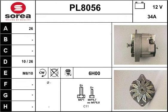 SNRA PL8056 - Ģenerators ps1.lv