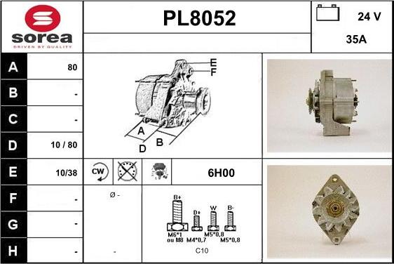 SNRA PL8052 - Ģenerators ps1.lv